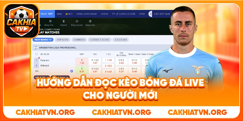 Hướng dẫn đọc kèo bóng đá live cho người mới
